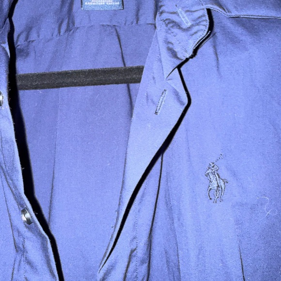 Ralph Lauren Deep Blue Casual Button Down Shirt - Picture 4 of 6
